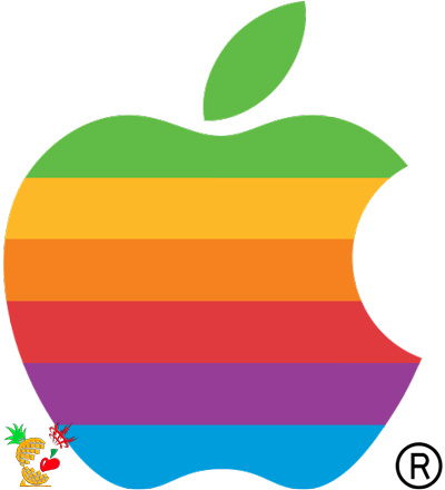 Apple Computer Rainbow Logo