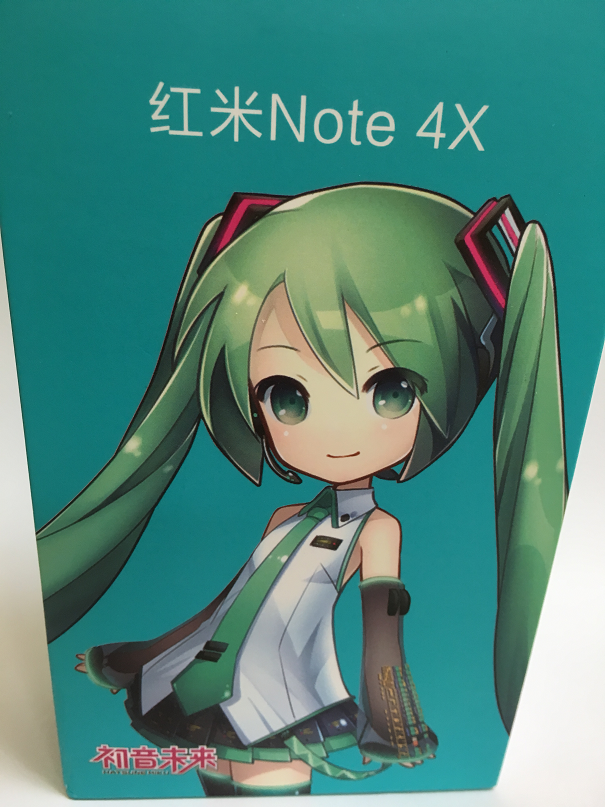 Redmi Note 4X 初音ミク グリーン