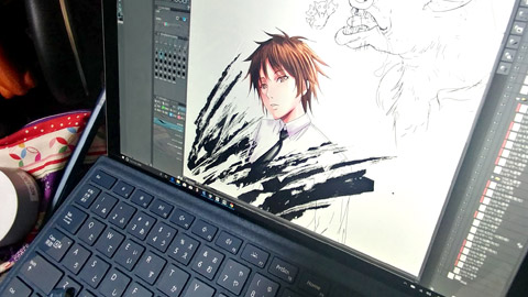 レビュー Microsoft の新型 Surface Pro を借りたので Surface Pro 4 からの進化 お絵描きでどれだけ使えるのか検証 レビュー Windows Pineapple