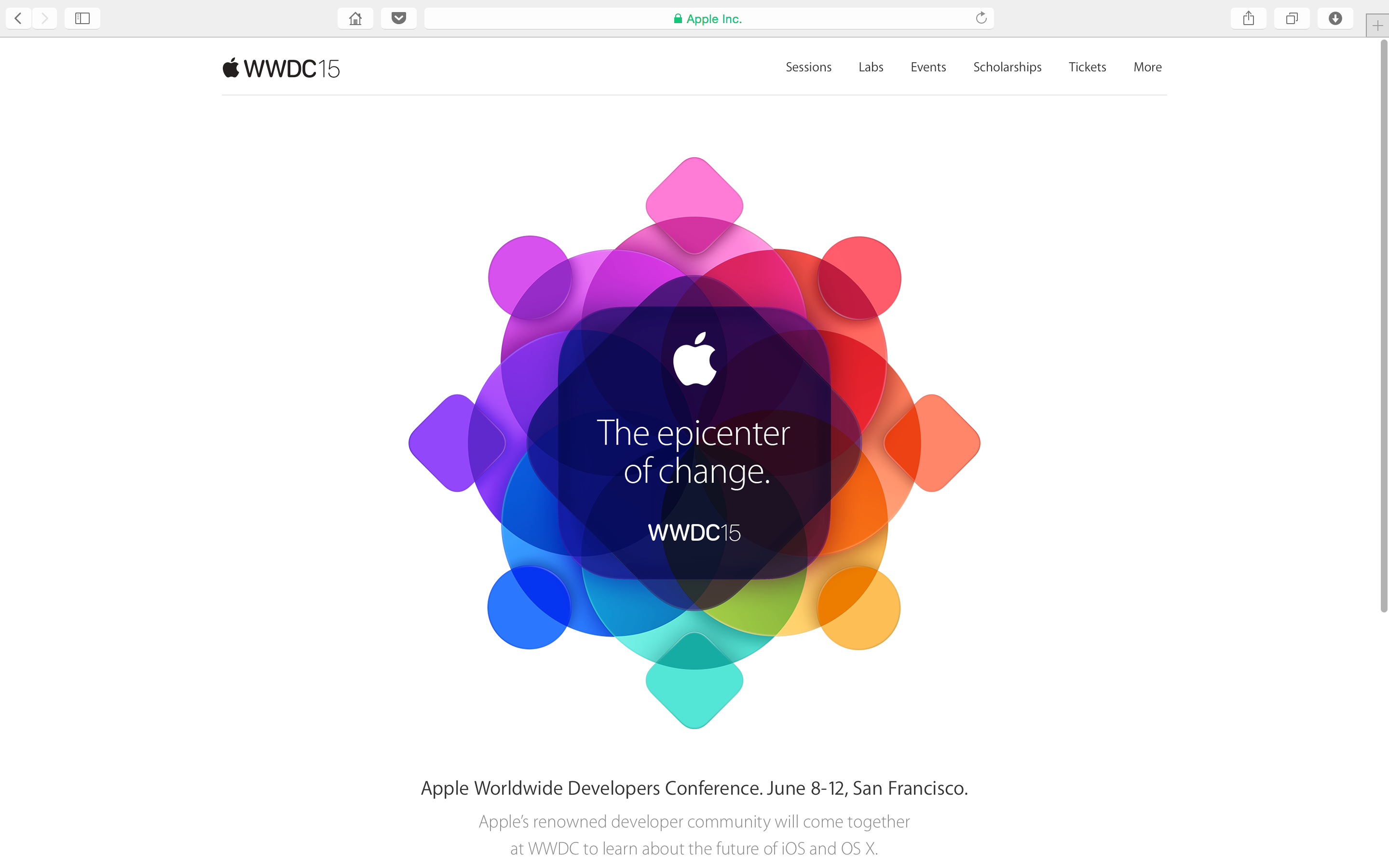 WWDC 2015（WorldWide Developers Conference 2015）