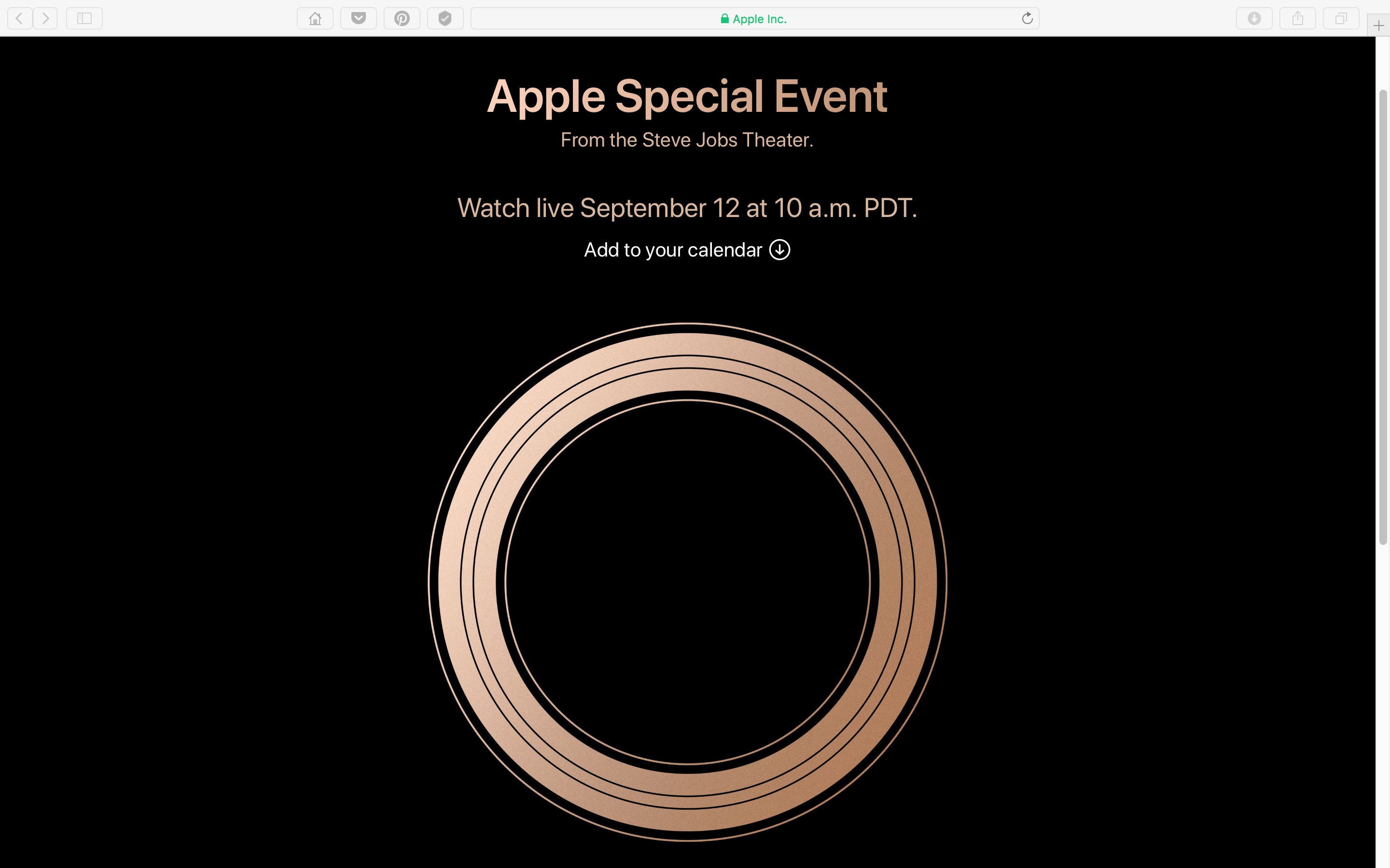 Apple Special Event September 2018