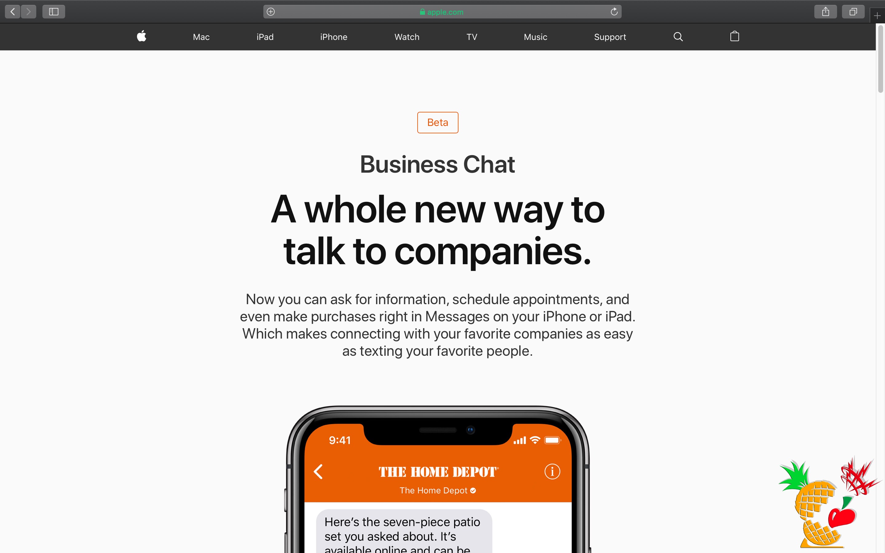 iOS - Business Chat - Apple