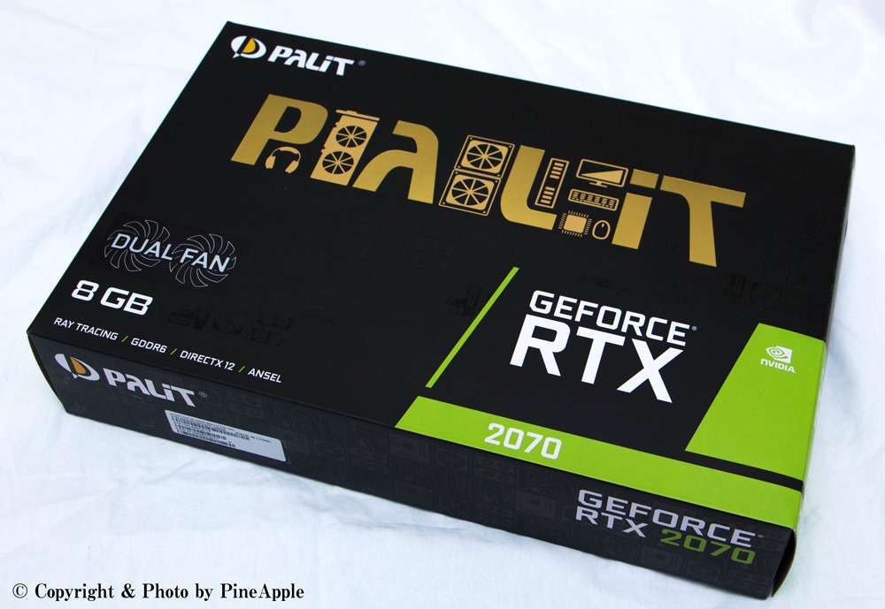 Palit NE62070015P2 - 1062A（GeForce RTX2070 8GB Dual Ver.2）