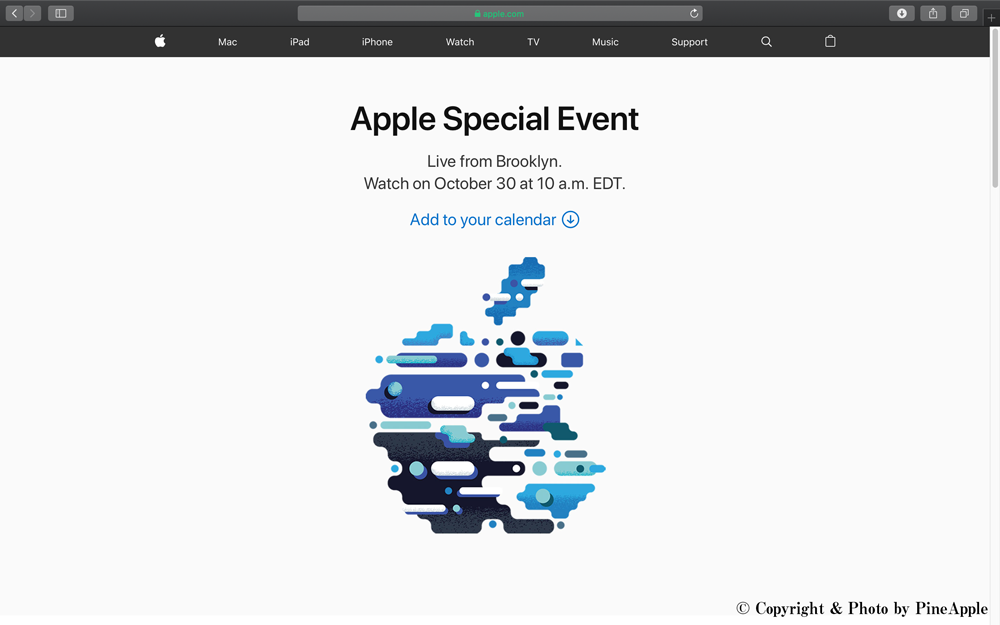 Apple Special Event, October 2018