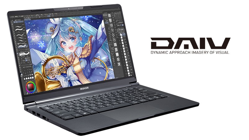 塗りマス！- デジタル塗り絵コンテスト -：DAIV クリエイター向け Laptop PC 最新モデル