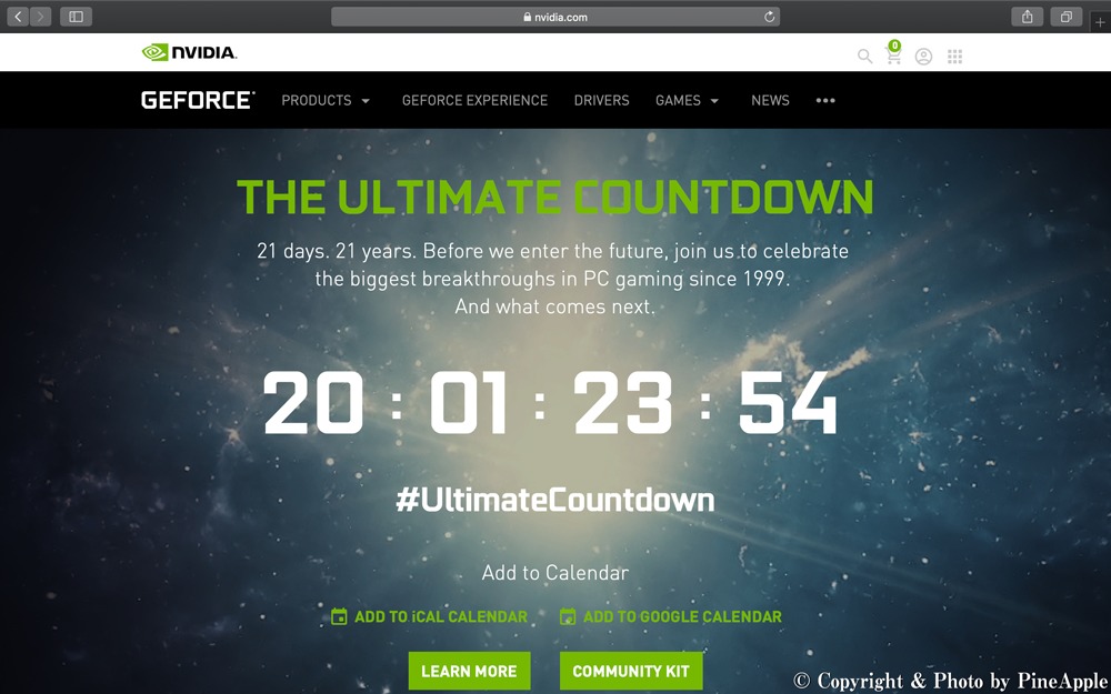 GeForce Ultimate Countdown and Special Event