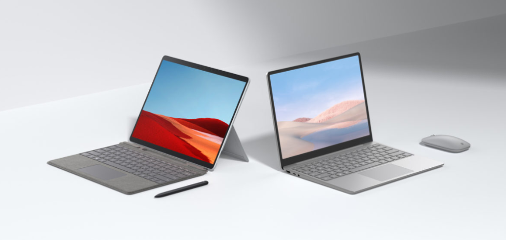 Surface Pro X & Surface Laptop Go