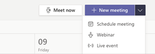 Microsoft Teams: webinars plus new meeting registration options - MC250958