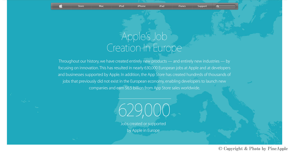 【Apple】ヨーロッパにおける雇用創出数の概算を公開のサムネイル画像