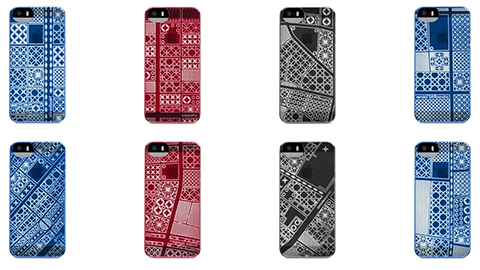 【Power Support】”Apple Store” のある街並みを切子の技法で表現した “kiriko エアー ジャケット for iPhone 5／iPhone 5s” の取扱いを開始