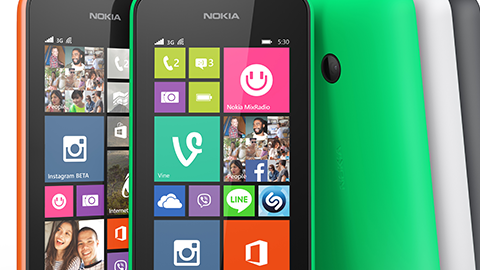 【Microsoft】”Windows Phone 8.1″ を搭載した最も手頃なスマートフォン “Nokia Lumia 530” をリリース