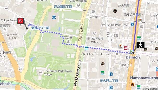 Bing Maps expands transit features in Japan：Detailed walking directions