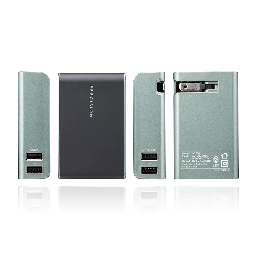 【PRECISION】””最大 4 台同時充電に対応した USB 充電器 “PRECISION 4 Port 4.2A USB Charger AC714GM” をリリースへのサムネイル画像