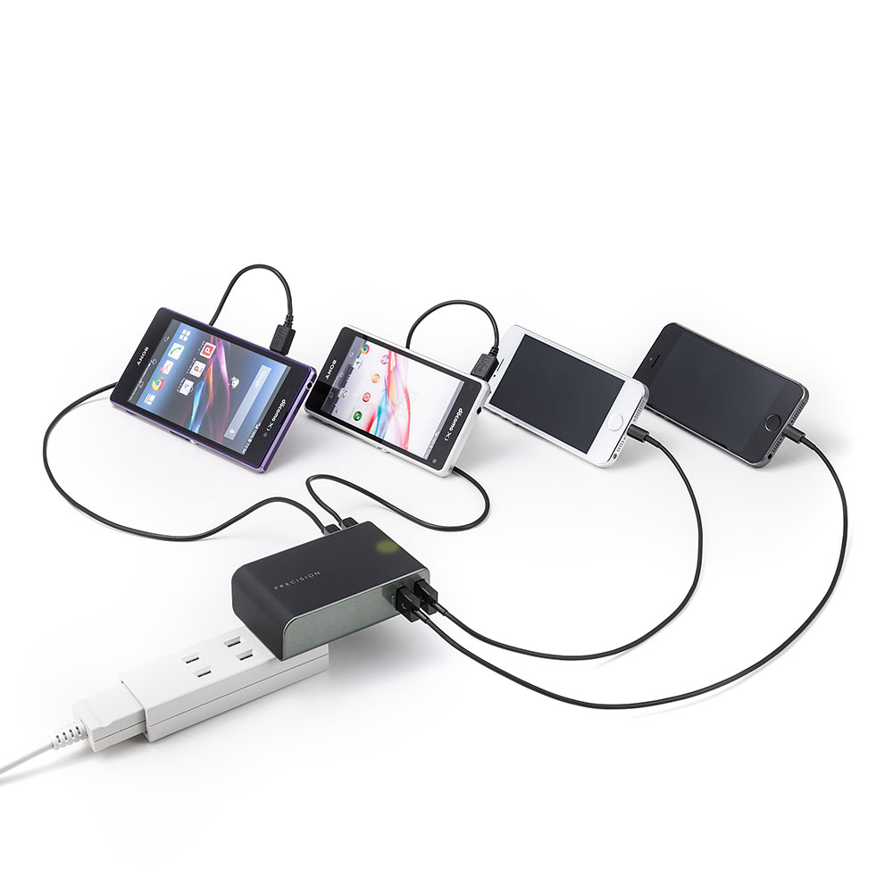 PRECISION 4 Port 4.2A USB Charger AC714GM