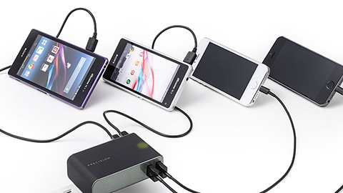 【PRECISION】””最大 4 台同時充電に対応した USB 充電器 “PRECISION 4 Port 4.2A USB Charger AC714GM” をリリースへ
