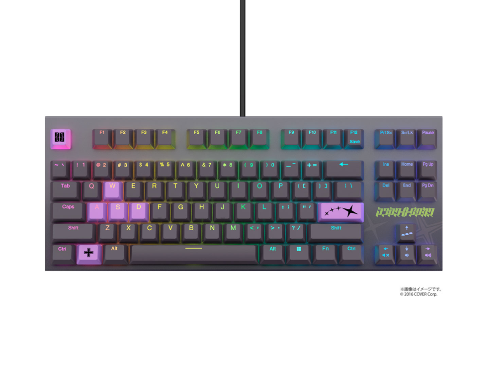 REALFORCE x hololive GX1 Keyboard ラプラス ダークネス モデル：英語配列