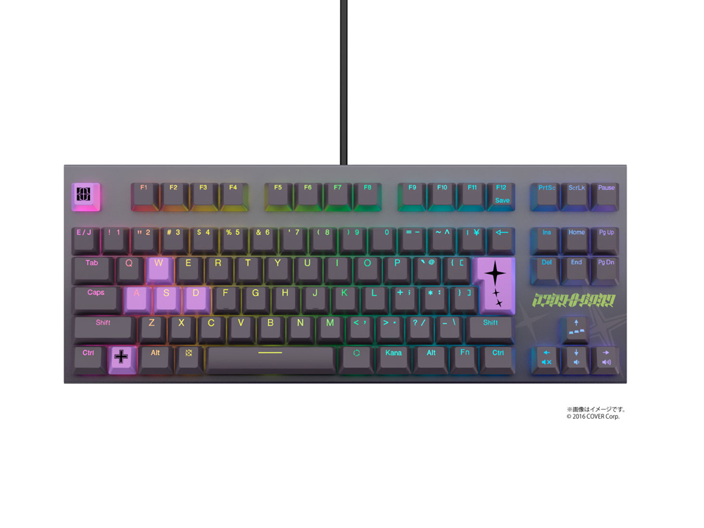 REALFORCE x hololive GX1 Keyboard ラプラス ダークネス モデル：日本語配列