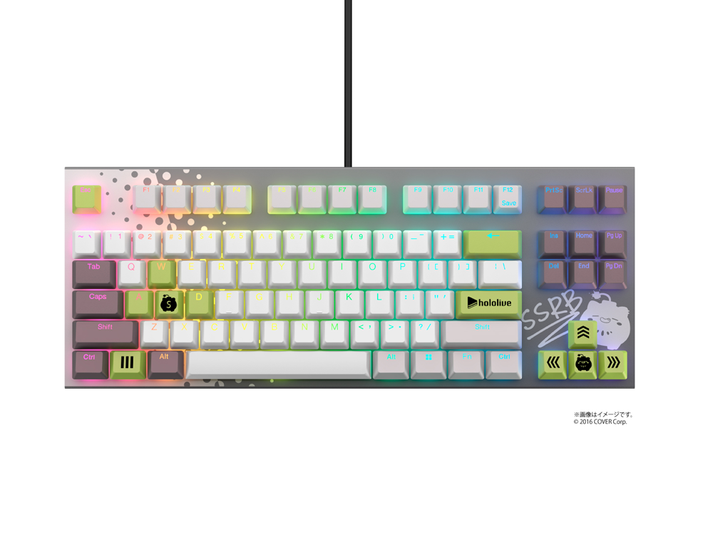 REALFORCE x hololive GX1 Keyboard 獅白ぼたん モデル：英語配列