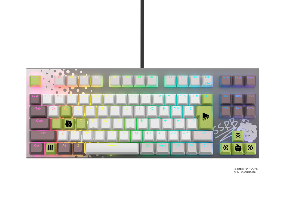 REALFORCE x hololive GX1 Keyboard 獅白ぼたん モデル：日本語配列