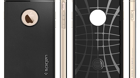 【Spigen】TPU 素材のケースにアルミ バンパーを組み合わせた二重構造でシンプルかつ高級感のあるケース “Spigen ネオ ハイブリッド メタル for iPhone 6” をリリース