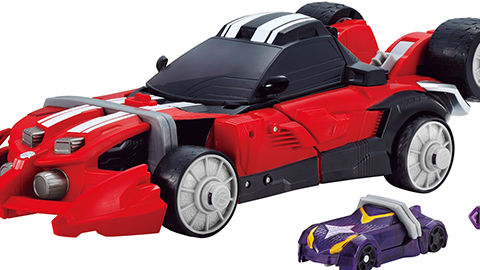 【BANDAI】”仮面ライダー ドライブ” の相棒となるスーパー マシン “三段変形 DX トライドロン” をリリースへ