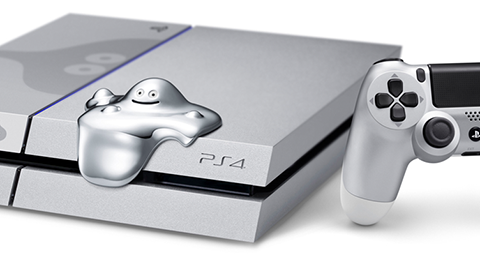 【SQUARE ENIX】”ドラゴン クエスト ヒーローズ 闇竜と世界中の城” のリリースを記念したコラボレーション モデル “PlayStation® 4 ドラゴン クエスト メタル スライム エディション” をリリースへ