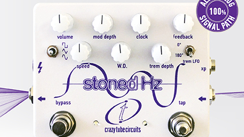 【Crazy Tube Circuits】アナログ シンセ ライクなモジュレーション ペダル “Stoned Hz” をリリース