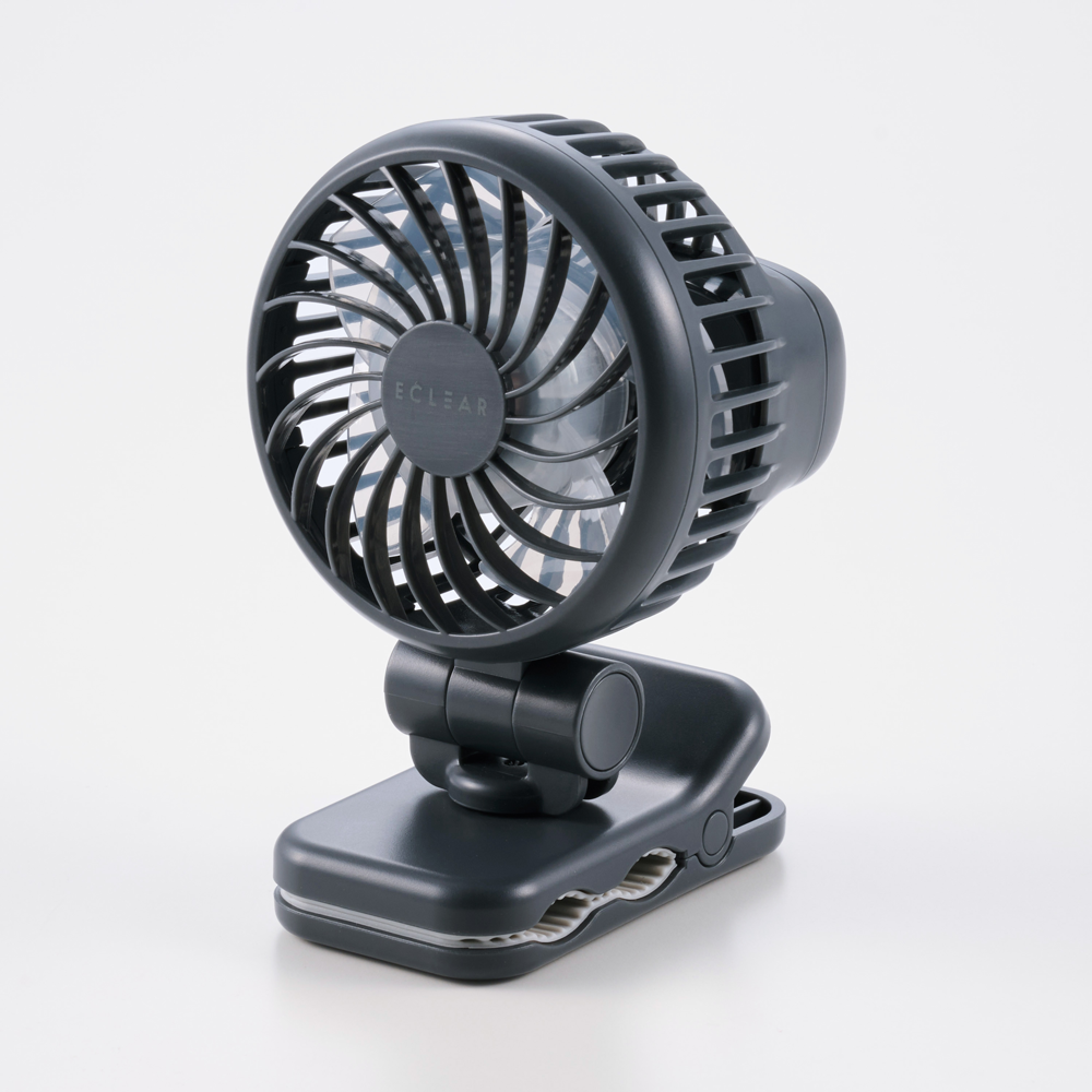 クリップ付き ミニ ファン