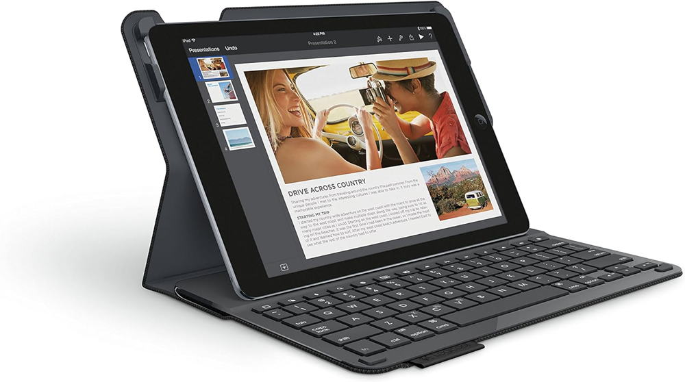 【Logicool】”ロジクール キーボード一体型保護ケース for iPad Air 2（Logicool® TYPE+ Protective case with integrated keyboard for iPad Air 2）” をリリースへのサムネイル画像