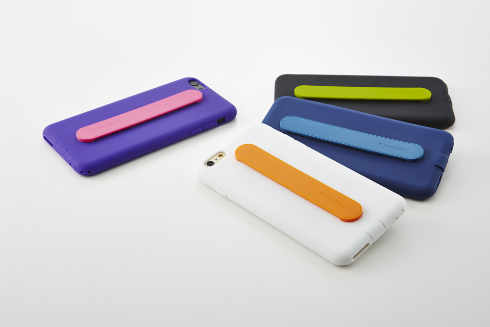 【Simplism】スマートなフォルムは保ちつつ、しっかりとガードしてくれる “Simplism Silicone Case with Card Pocket & Grip Band for iPhone 6 Plus” をリリースのサムネイル画像