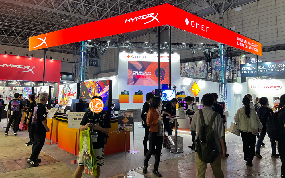 東京ゲーム ショウ 2025（TOKYO GAME SHOW 2025）：OMEN x HyperX（日本 HP）ブース