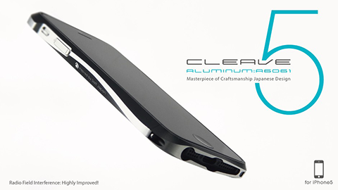 【Deff】アルミ素材で構成された iPhone 5 向けバンパー “CLEAVE ALUMINUM BUMPER for iPhone 5” をリリース